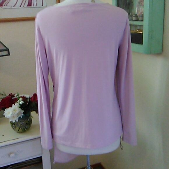 Simonton Says  by George Simonton Light Lilac Top - Picture 6 of 10